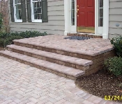 Paver Walkway and Front Steps, Davidsonville